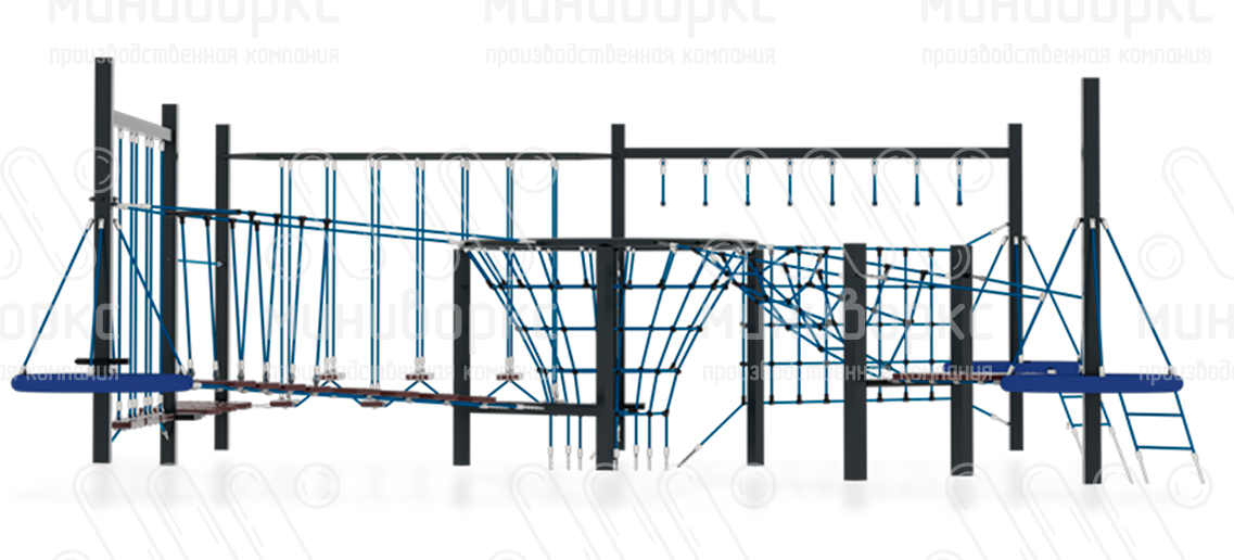 Канатные полосы препятствий – M-0005.20-1c | картинка 3