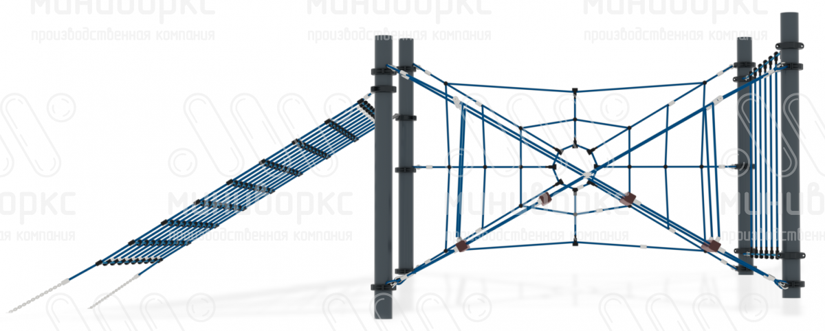 Канатные полосы препятствий – M-0002.20-61 | картинка 3