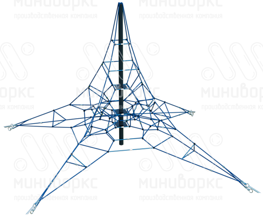 Канатные конструкции Пирамиды – P-0216-61-Ral7016 | картинка 1