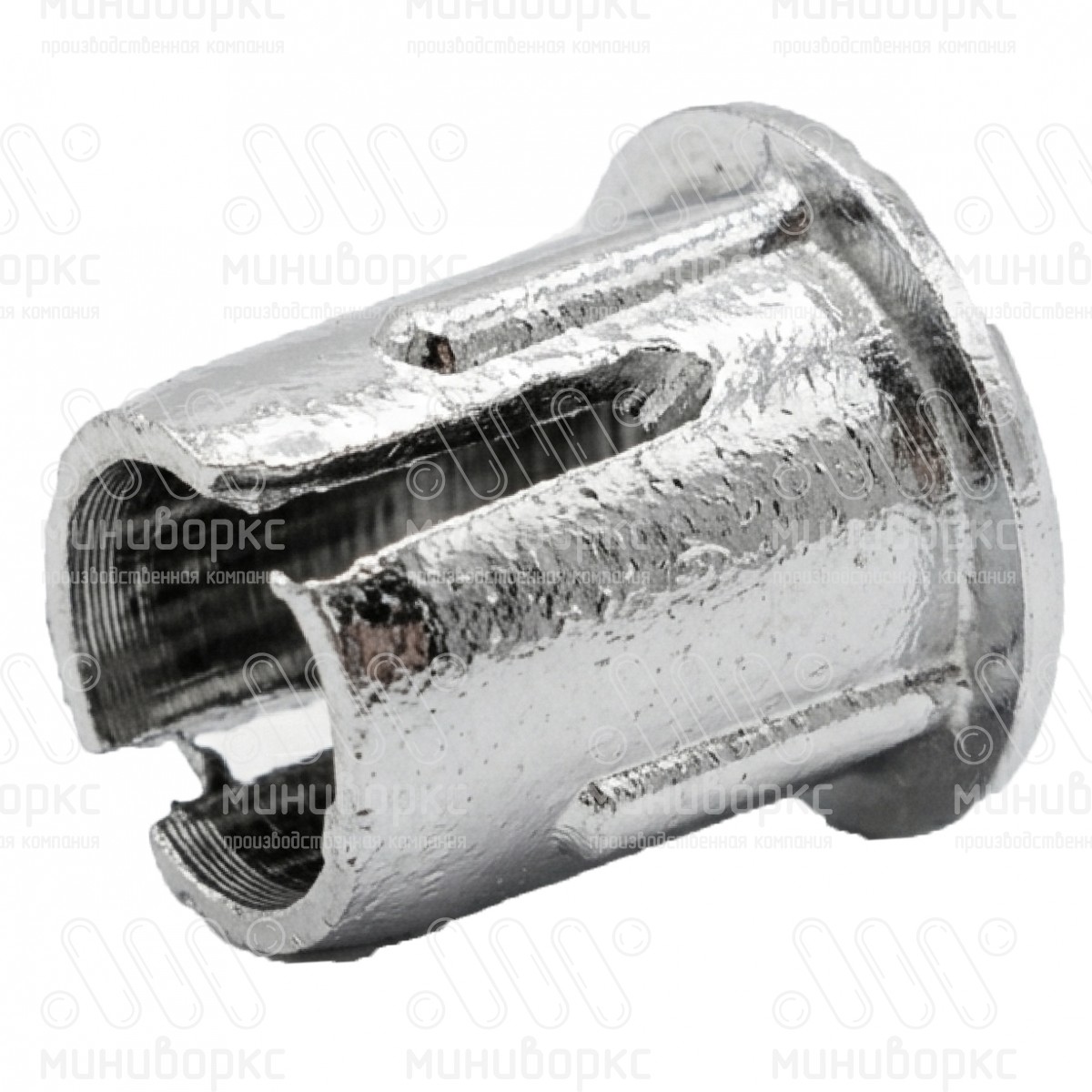 Заглушка пластиковая круглая Ø10, декоративная, цвет хром – 10ДХУ - 2