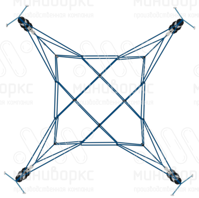 Канатные пространственные сетки – Q-0764.20-g2 | картинка 3