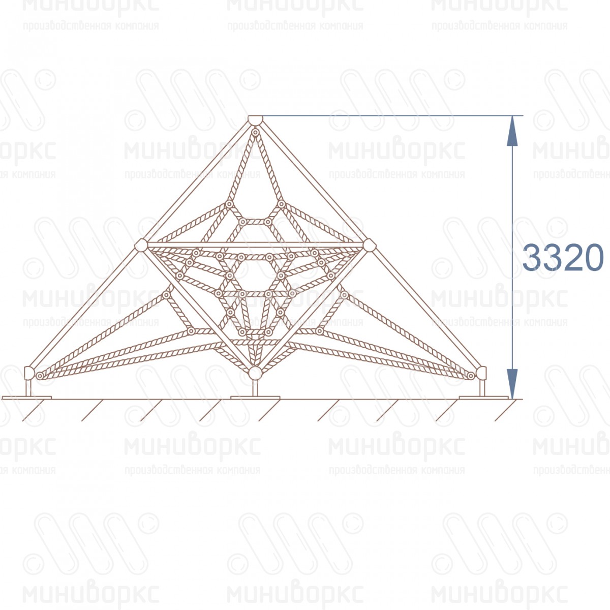 Канатные конструкции Сократ – S-0228-04-9001/3020/1013 | картинка 4