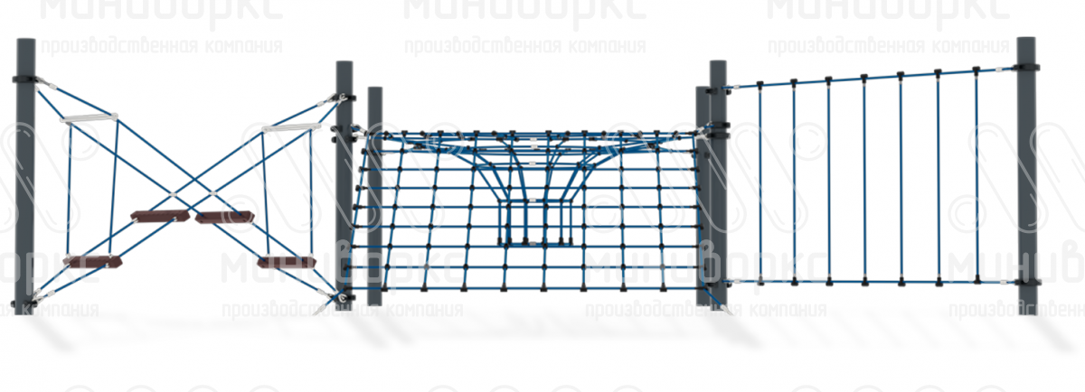 Канатные полосы препятствий – M-0003.20-1c | картинка 3