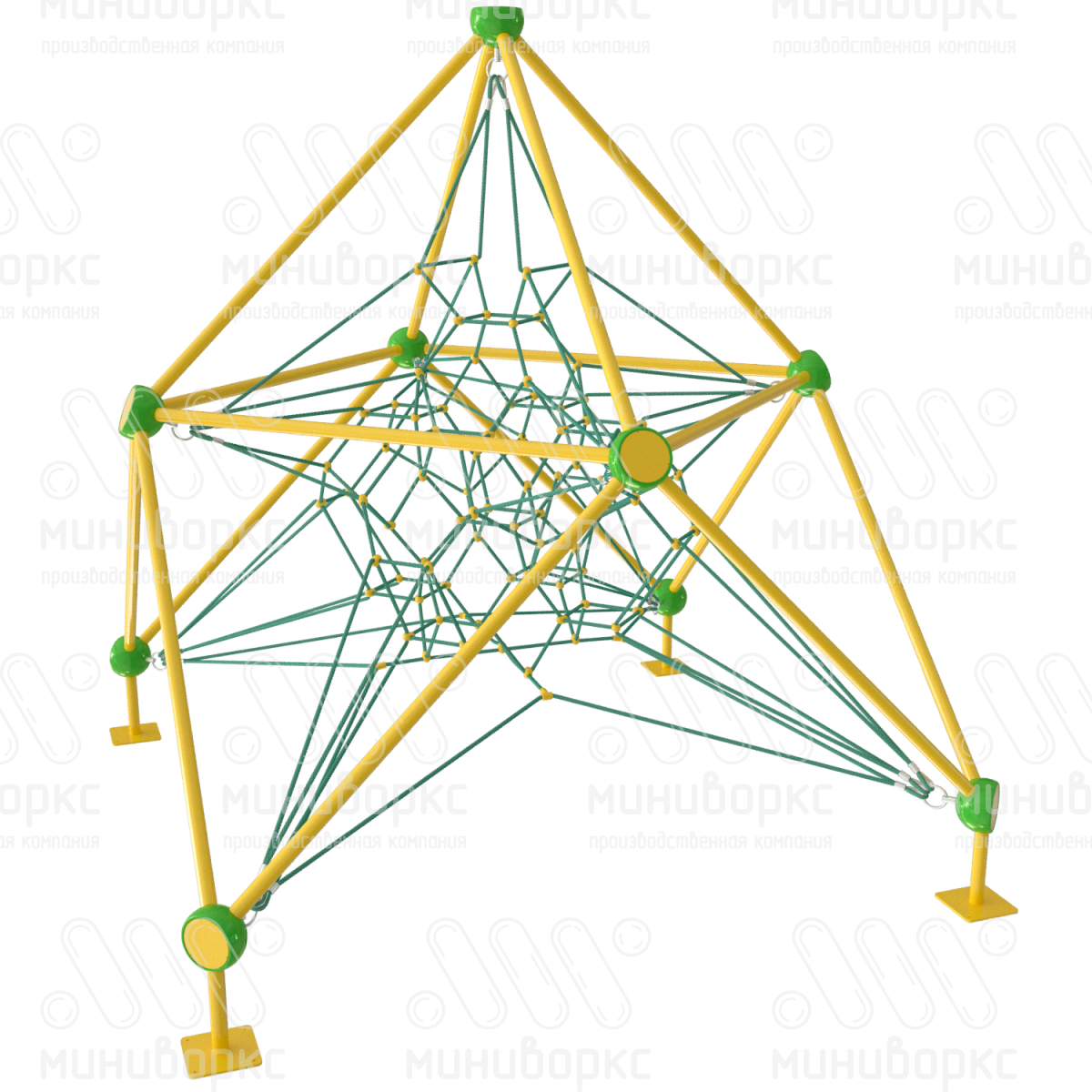 Канатные конструкции Сократ – S-0228-gc-9001/6018/1013 | картинка 3