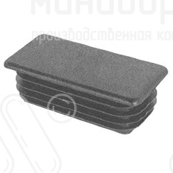 Прямоугольные заглушки для труб 50x25 – ILRB50X25 | картинка 1