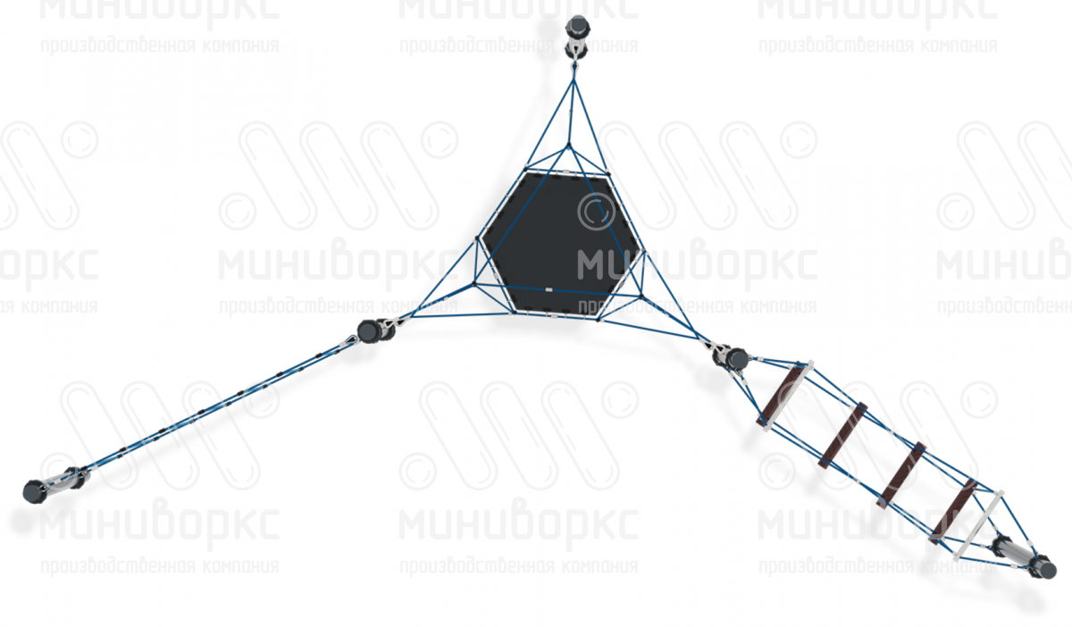 Канатные полосы препятствий – M-0001.20-02 | картинка 2